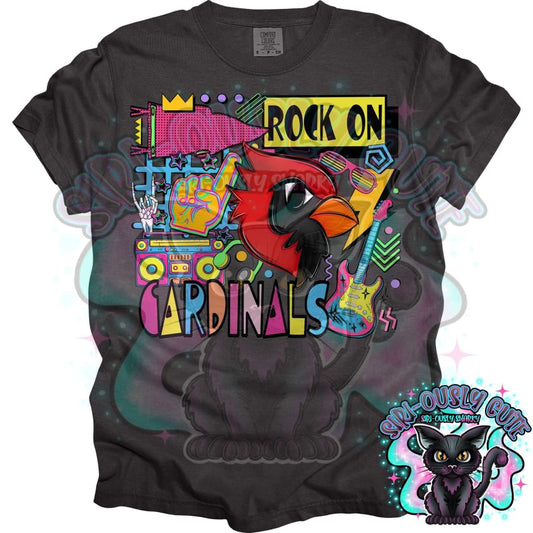 90S Rock On Cardinals Mascot
