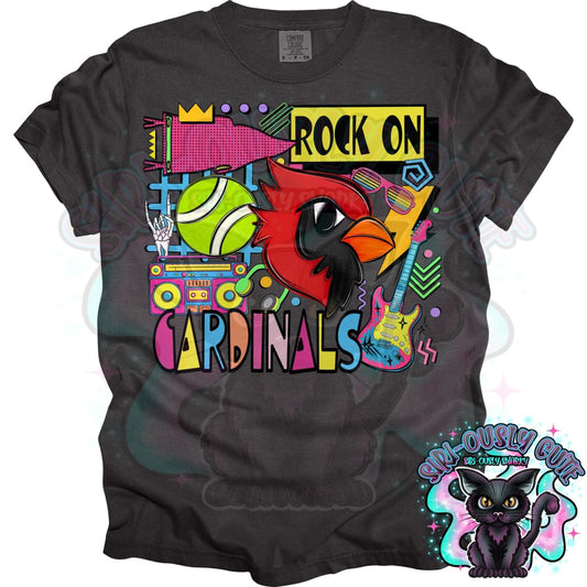 90S Rock On Cardinals Tennis Mascot