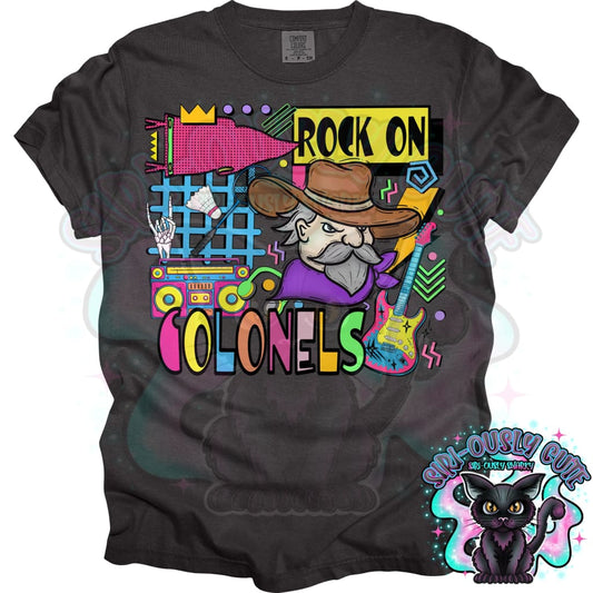 90S Rock On Colonels Badminton Mascot