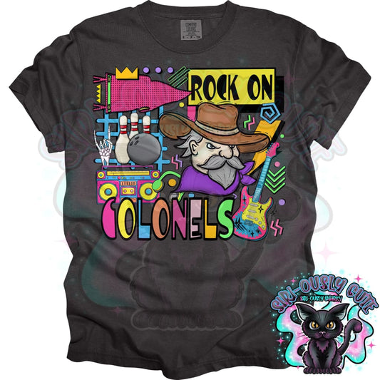 90S Rock On Colonels Bowling Mascot