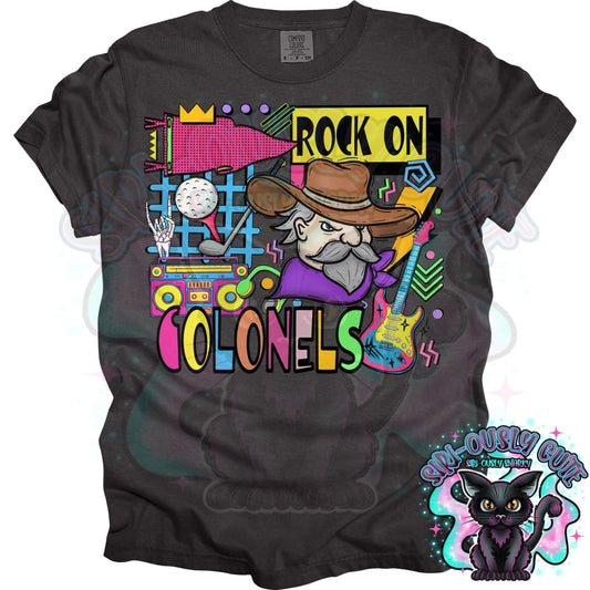 90S Rock On Colonels Golf Mascot