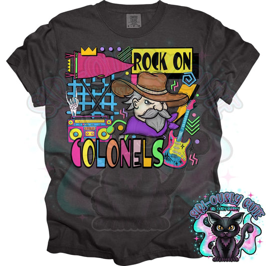 90S Rock On Colonels Hockey Mascot