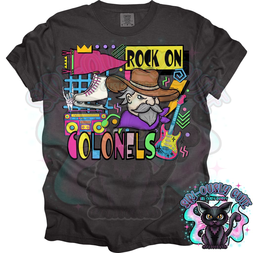 90S Rock On Colonels Ice Skates Mascot