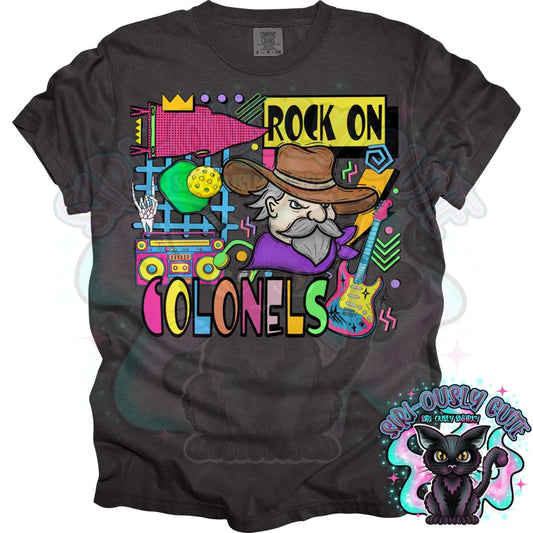 90S Rock On Colonels Pickleball Mascot