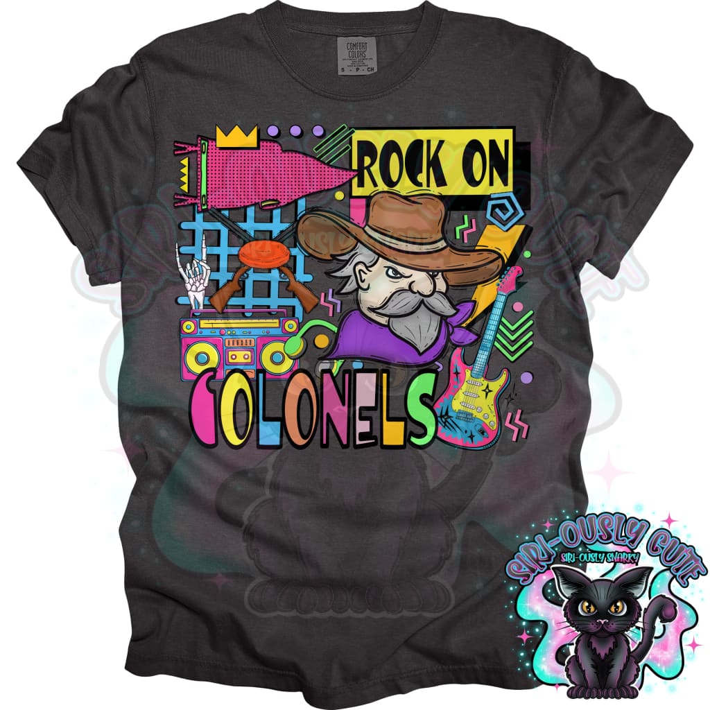 90S Rock On Colonels Shooting Mascot