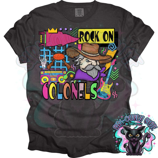 90S Rock On Colonels Shooting Mascot