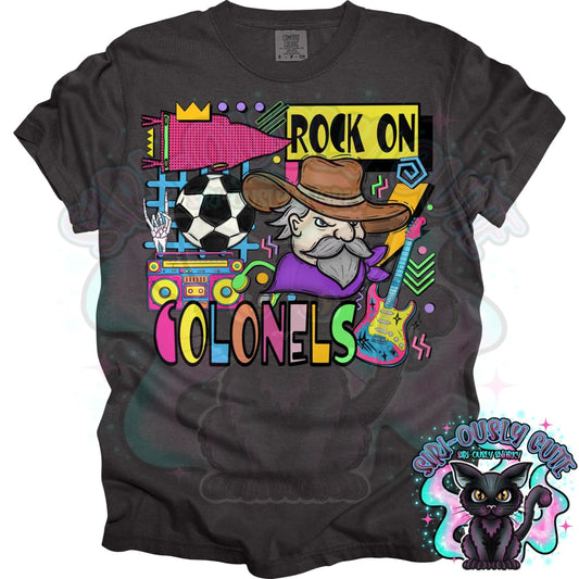 90S Rock On Colonels Soccer Mascot