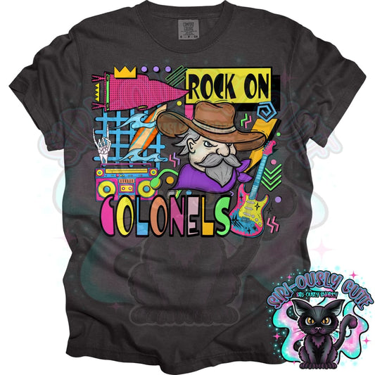 90S Rock On Colonels Surfing Mascot