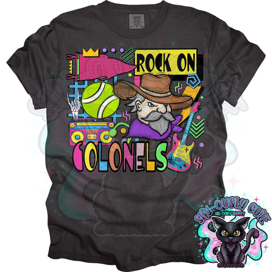 90S Rock On Colonels Tennis Mascot