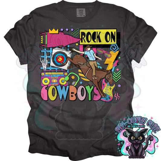 90S Rock On Cowboys (Cowboy) Archery Mascot