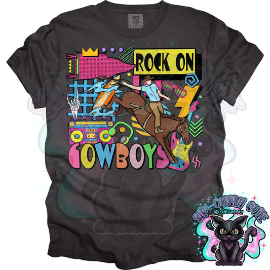 90S Rock On Cowboys (Cowboy) Surfing Mascot