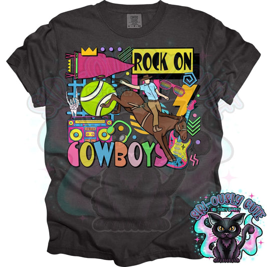 90S Rock On Cowboys (Cowboy) Tennis Mascot
