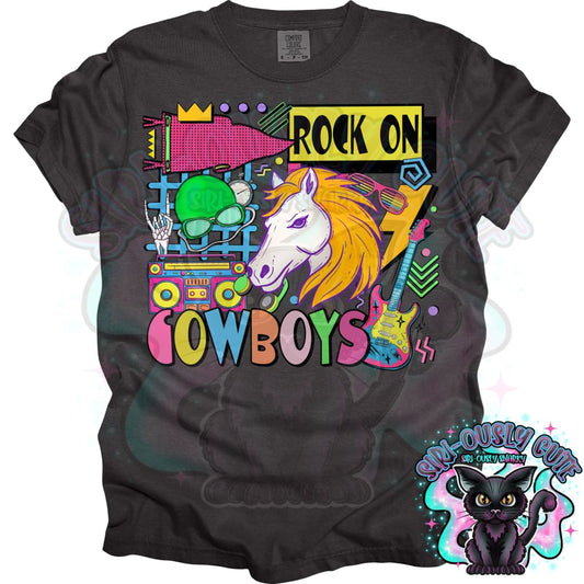 90S Rock On Cowboys (Horse) Swimming Mascot
