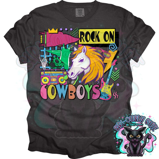 90S Rock On Cowboys (Horse) Wrestling Mascot