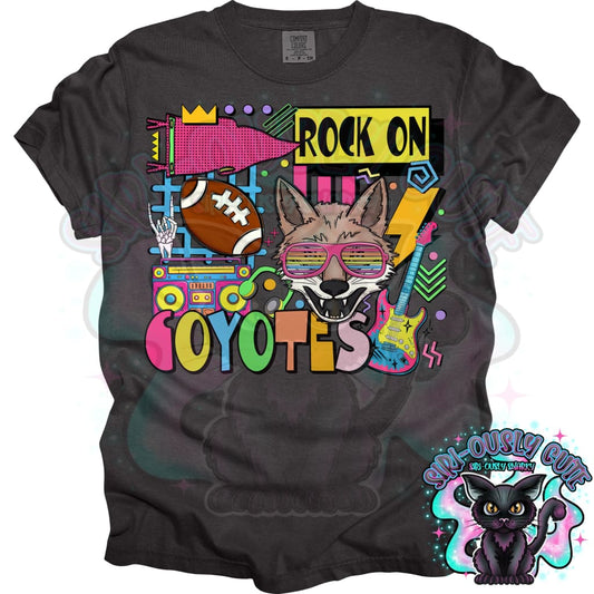 90S Rock On Coyotes Football Mascot
