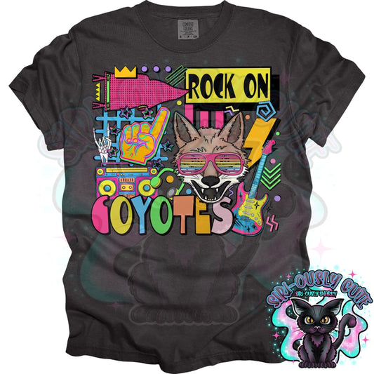 90S Rock On Coyotes Mascot