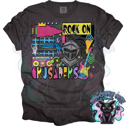 90S Rock On Crusaders Gymnastics Mascot