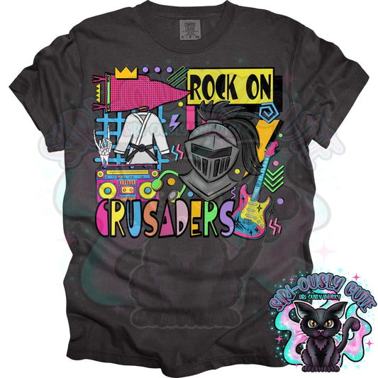 90S Rock On Crusaders Karate Mascot