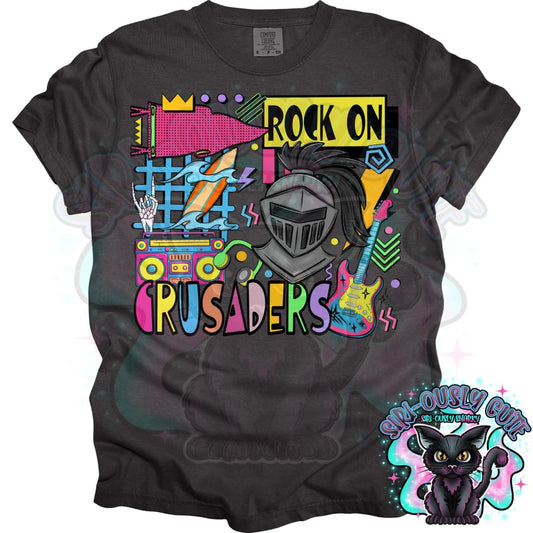 90S Rock On Crusaders Surfing Mascot