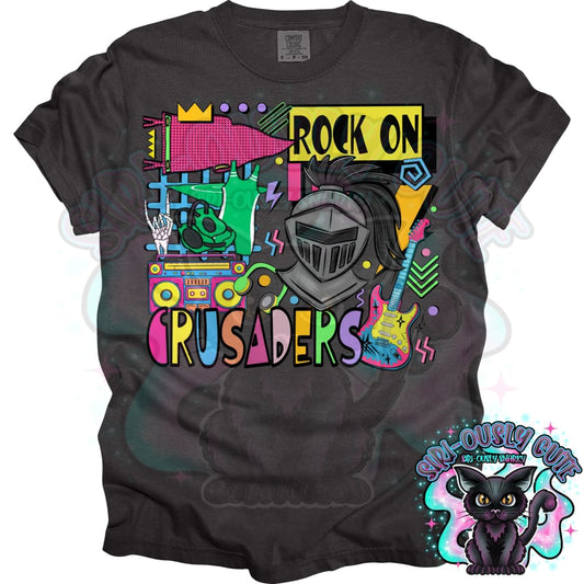 90S Rock On Crusaders Wrestling Mascot