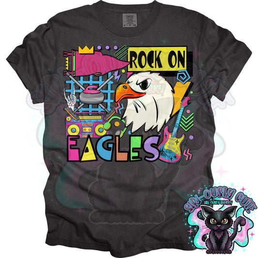 90S Rock On Eagles Curling Mascot