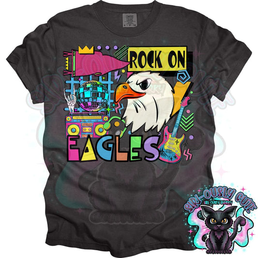90S Rock On Eagles Dance Mascot