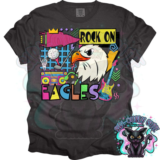 90S Rock On Eagles Golf Mascot