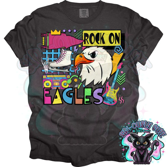 90S Rock On Eagles Ice Skates Mascot