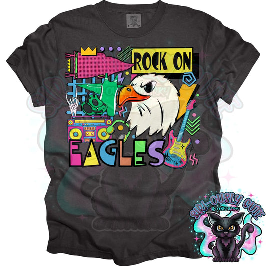 90S Rock On Eagles Wrestling Mascot
