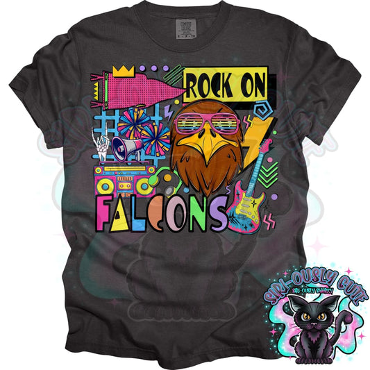 90S Rock On Falcons Cheer Mascot