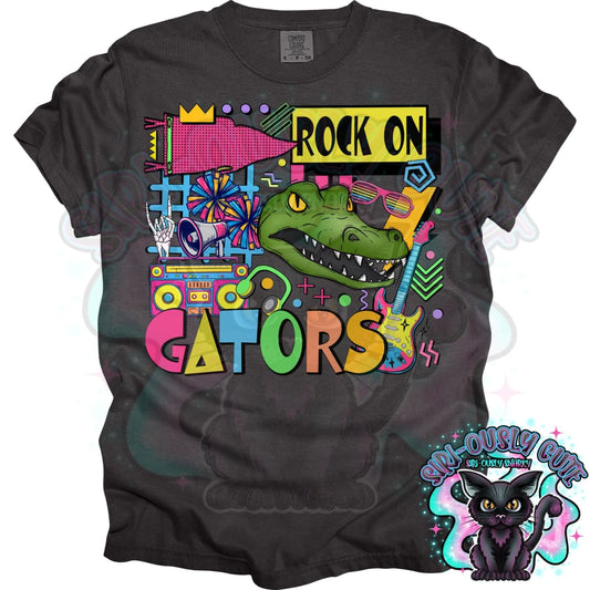 90S Rock On Gators Cheer Mascot