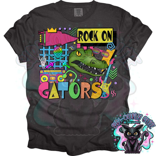 90S Rock On Gators Fencing Mascot