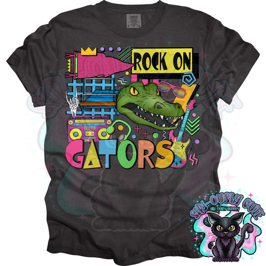 90S Rock On Gators Gymnastics Mascot