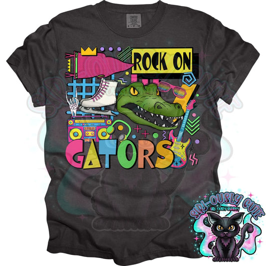 90S Rock On Gators Ice Skate Mascot