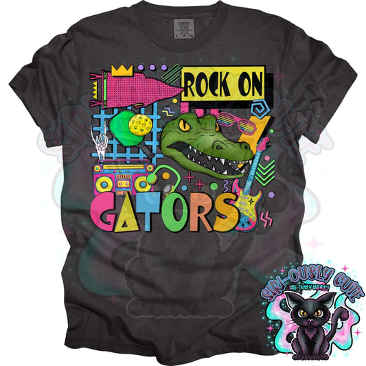 90S Rock On Gators Pickleball Mascot