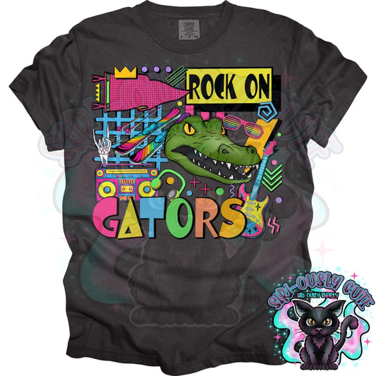 90S Rock On Gators Skiing Mascot