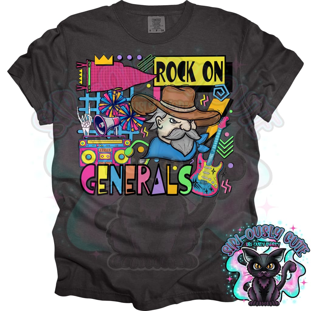 90S Rock On Generals Cheer Mascot