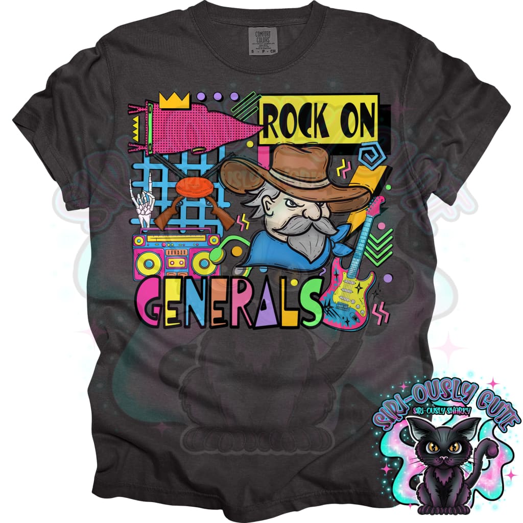 90S Rock On Generals Shooting Mascot