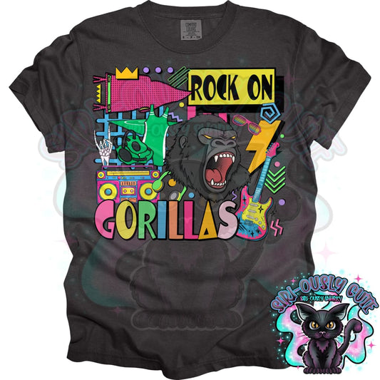 90S Rock On Gorillas Wrestling Mascot