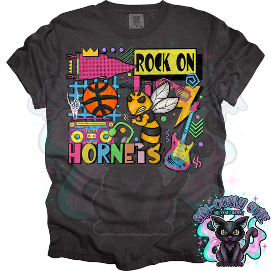 90S Rock On Hornets Basketball Mascot