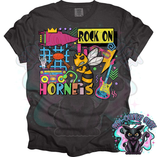 90S Rock On Hornets Shooting Mascot