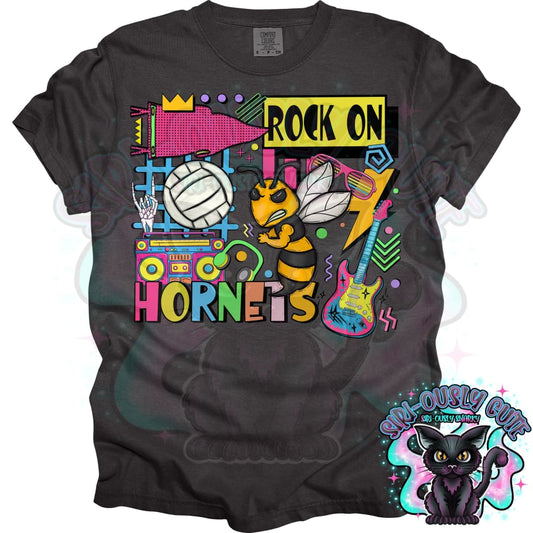 90S Rock On Hornets Volleyball Mascot