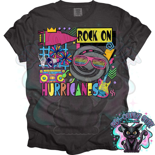 90S Rock On Hurricaines 2 Cheer Mascot