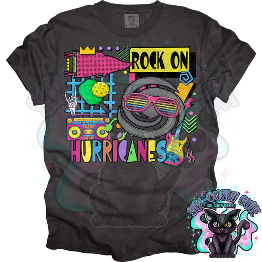 90S Rock On Hurricaines 2 Pickleball Mascot