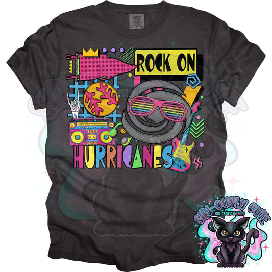 90S Rock On Hurricaines 2 Softball Mascot