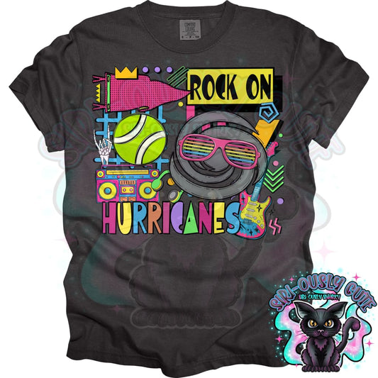 90S Rock On Hurricaines 2 Tennis Mascot