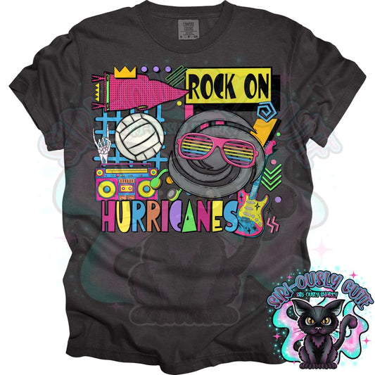 90S Rock On Hurricaines 2 Volleyball Mascot