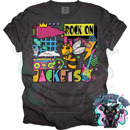 90S Rock On Jackets Snowboarding Mascot