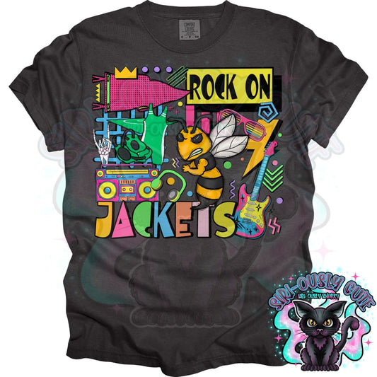 90S Rock On Jackets Wrestling Mascot