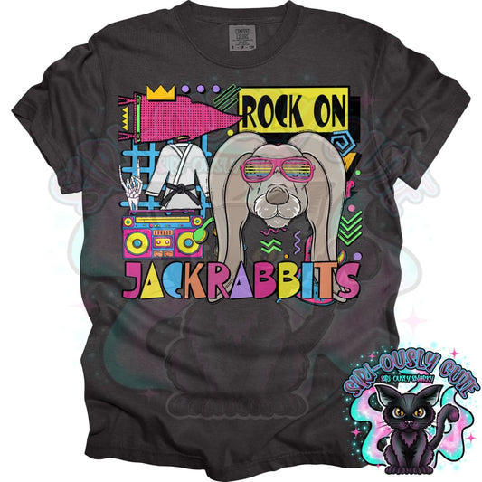 90S Rock On Jackrabbits Karate Mascot